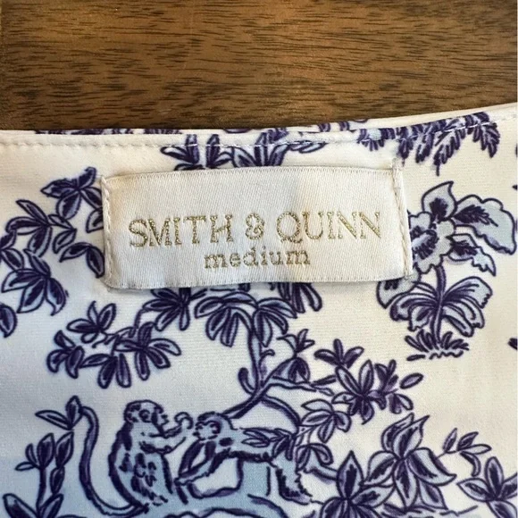 SMITH & QUINN Lucy Dress Puffed Sleeve Maxi Dress Size M - Picture 5 of 6